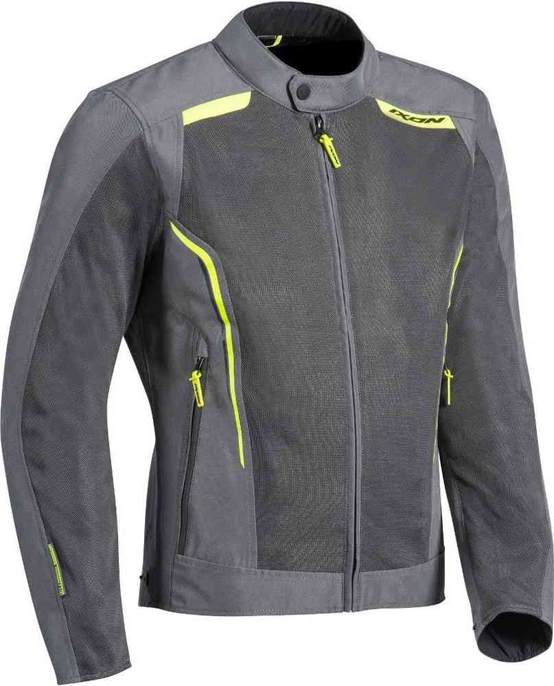 IXON Chaqueta Cool Air Gris/Amarillo Fluor