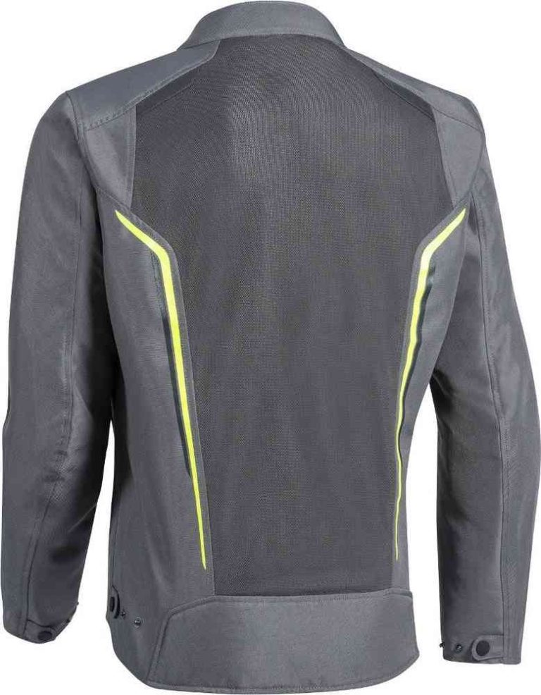 IXON Chaqueta Cool Air Gris/Amarillo Fluor