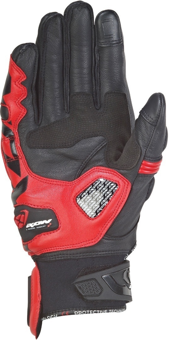 IXON Guantes RS Recall Negro/Rojo