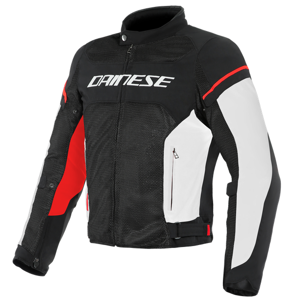 DAINESE Chaqueta Air Frame D1 Tex Negro/Blanco/Rojo