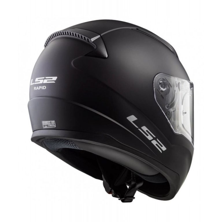LS2 Casco FF353 Rapid Solid Negro Mate