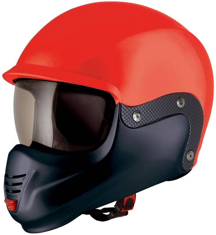 SUOMY Casco 3Logy Rojo Fluor/ Negro