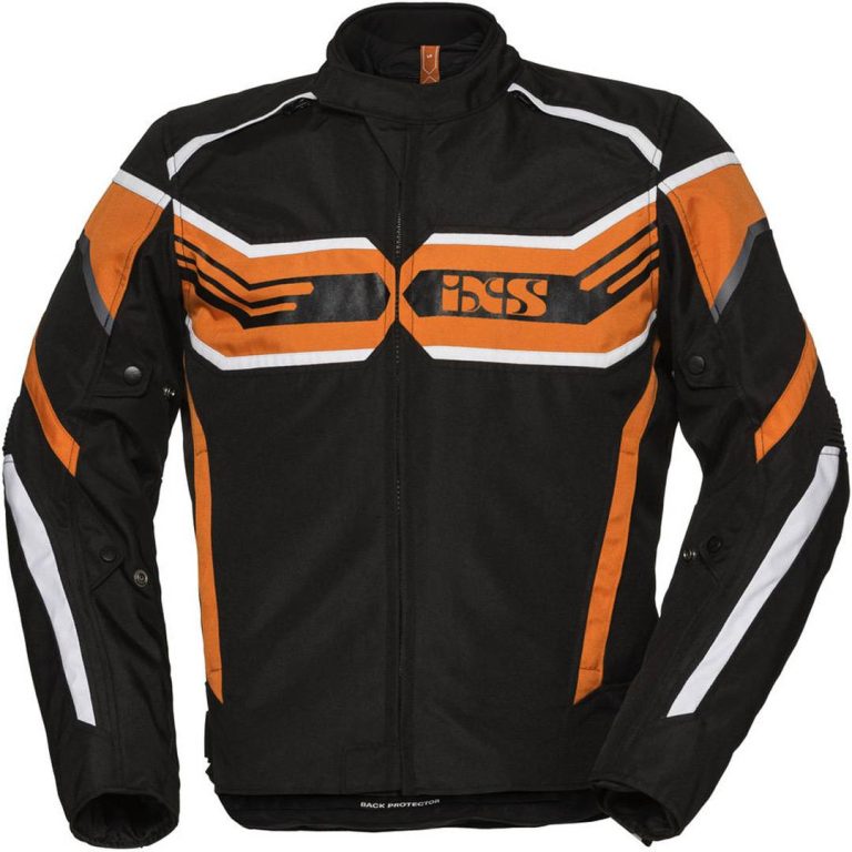 IXS Chaqueta Sport RS-400 Negro/Naranja/Blanco