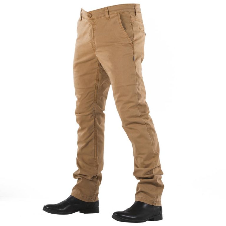 OVERLAP Pantalón Chino Camel