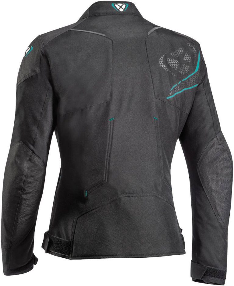 IXON Chaqueta Luthor Lady Negro/Turquesa