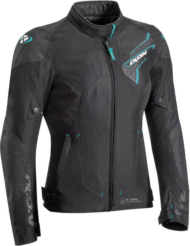 IXON Chaqueta Luthor Lady Negro/Turquesa