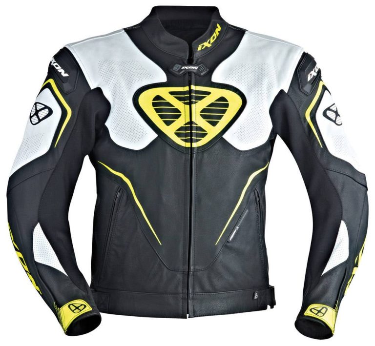 IXON Chaqueta Orcus Negro/Blanco/Amarillo Fluor