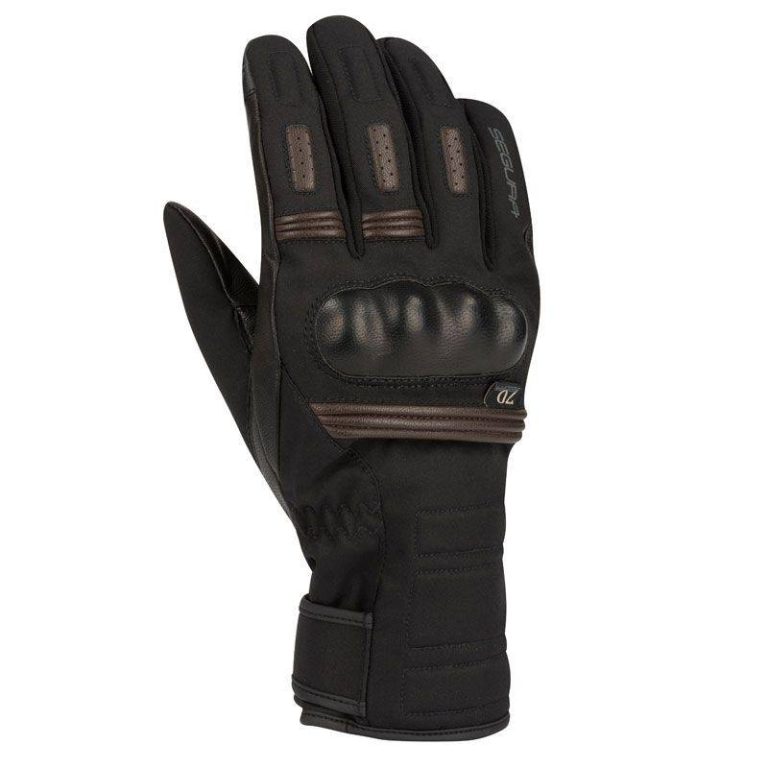 SEGURA Guantes Nedd Negro/Marrón