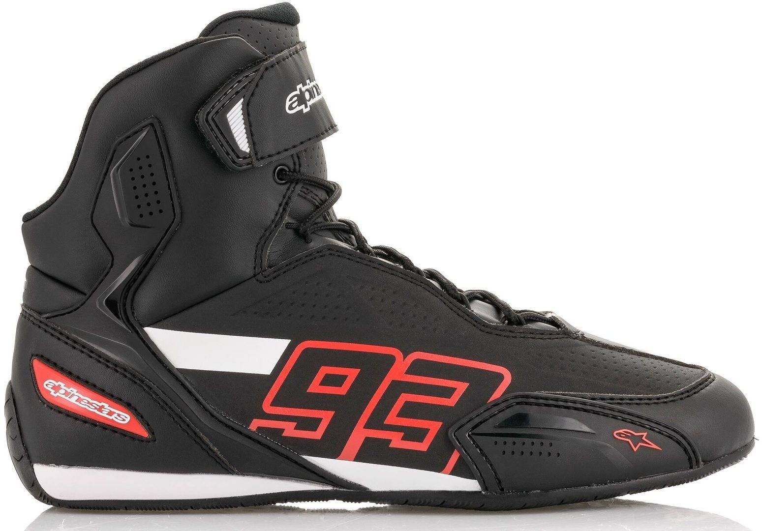 ALPINESTARS Botín Austin Riding (MM93) Negro/Rojo ALPINESTARS Botín Austin Riding (MM93) Negro/Rojo