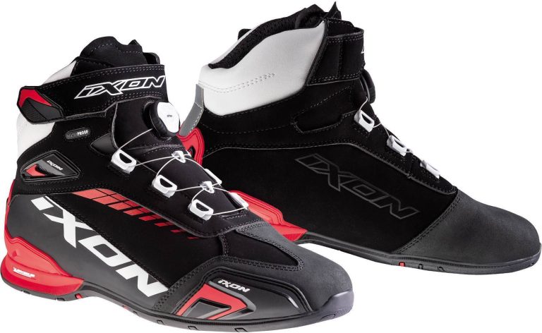 IXON Botín Bull WP Negro/Blanco/Rojo