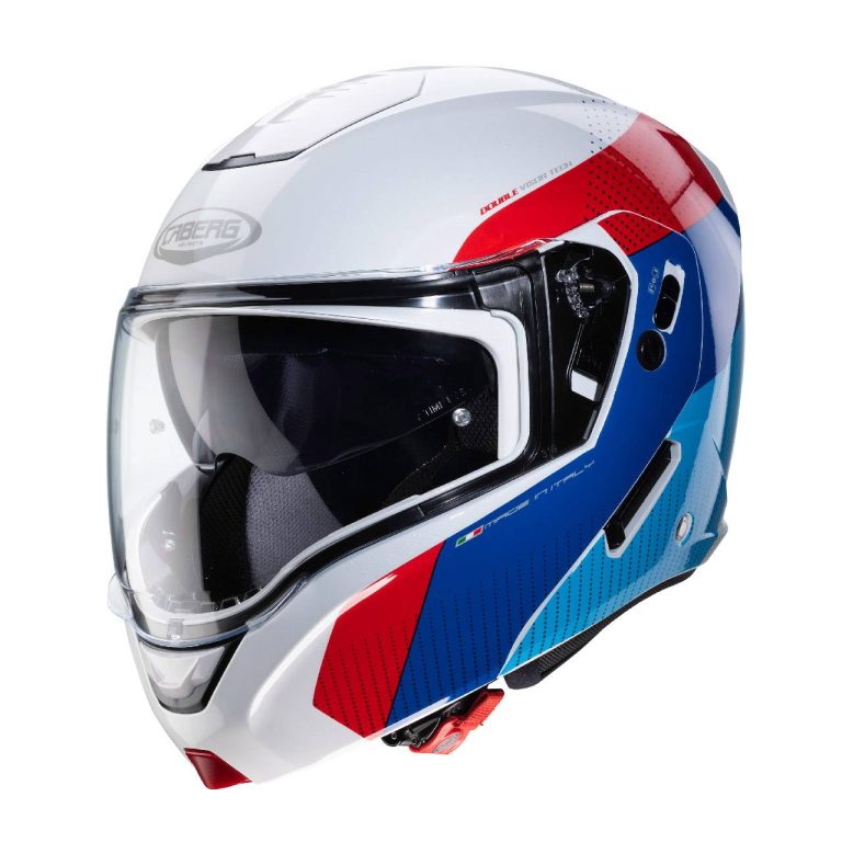 CABERG Casco Horus Scout Blanco/Azul/Rojo