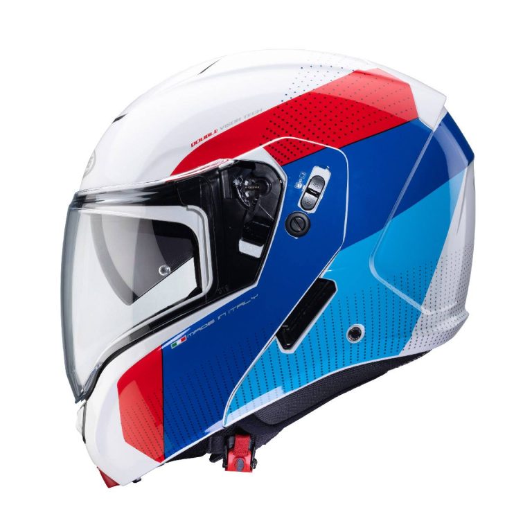 CABERG Casco Horus Scout Blanco/Azul/Rojo