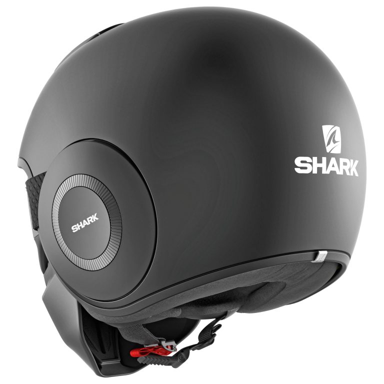 SHARK Casco Street-Drak Blank Negro Mate