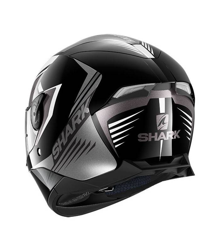 Casco SHARK SKWAL 2 HALLDER BLACK WHITE ANTHRACITE Casco SHARK SKWAL 2 HALLDER BLACK WHITE ANTHRACITE