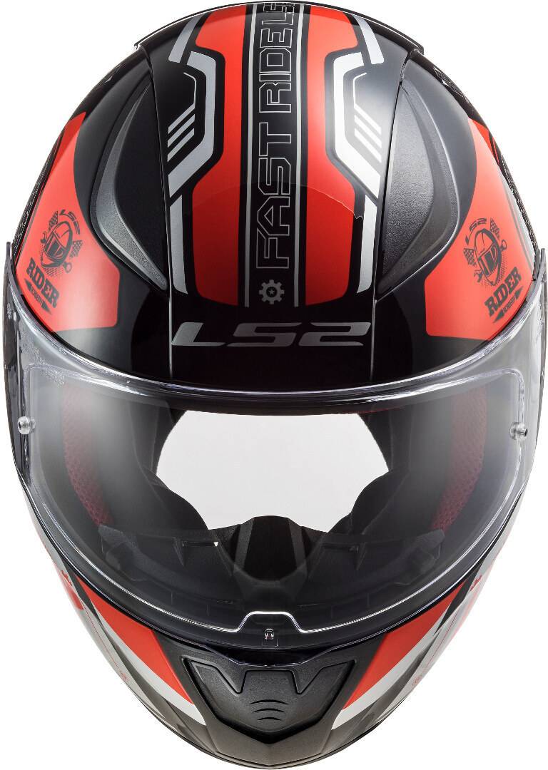 LS2 Casco FF353 Rapid Stratus Negro/Rojo/Blanco LS2 Casco FF353 Rapid Stratus Negro/Rojo/Blanco