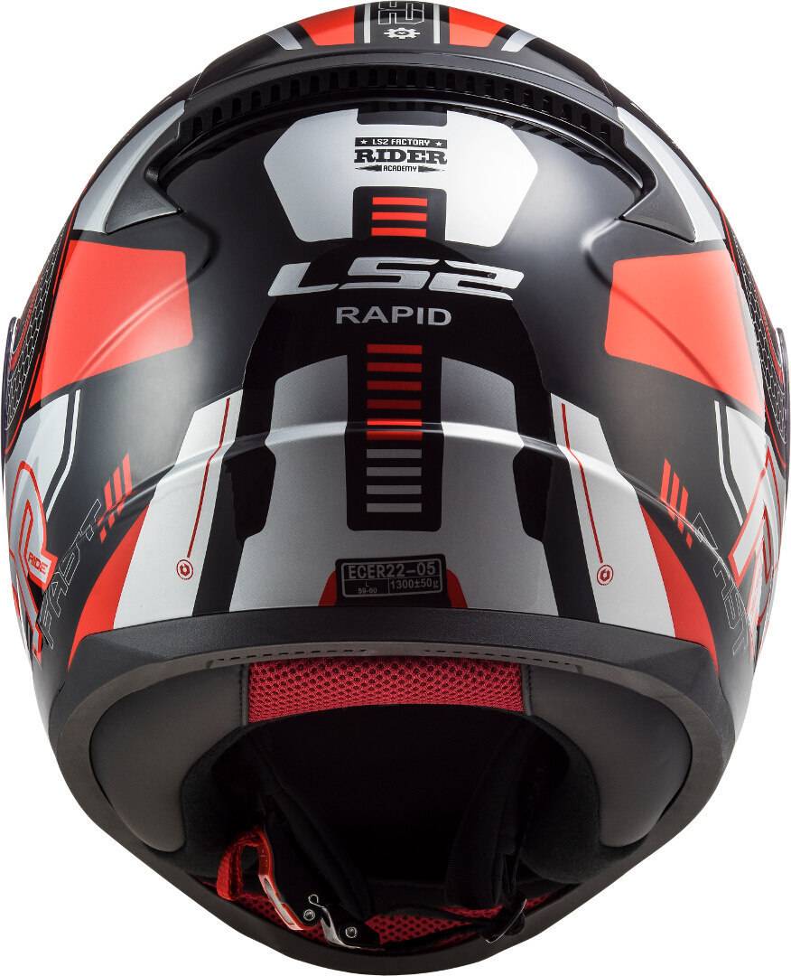 LS2 Casco FF353 Rapid Stratus Negro/Rojo/Blanco LS2 Casco FF353 Rapid Stratus Negro/Rojo/Blanco