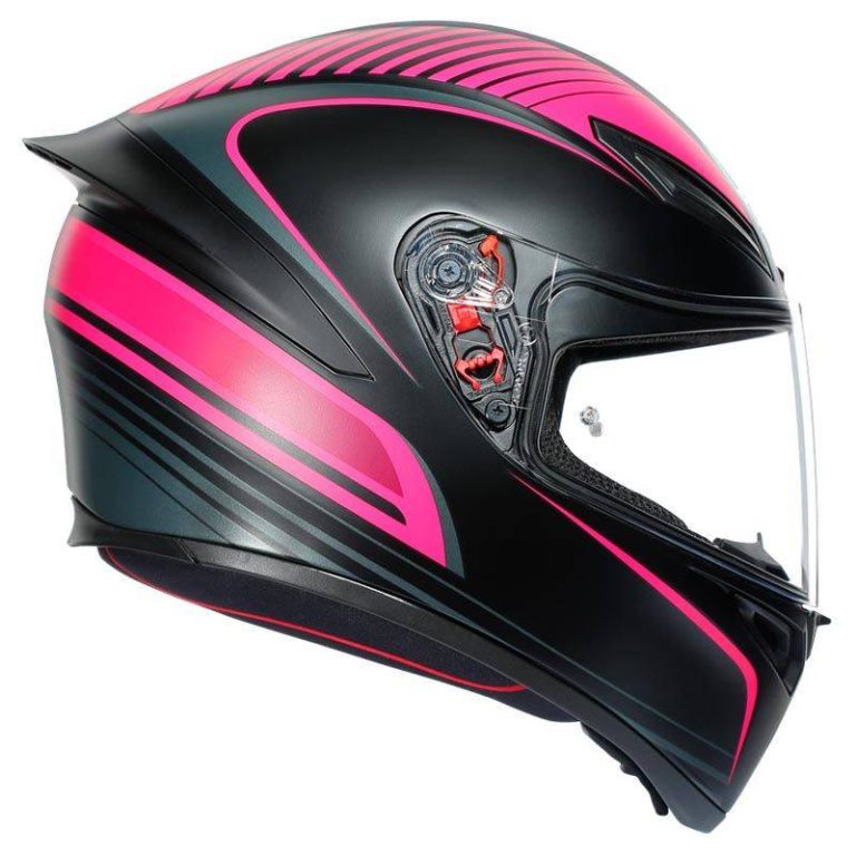 AGV Casco K1 Multi ECE2205 - Warmup Negro Mate/Rosa