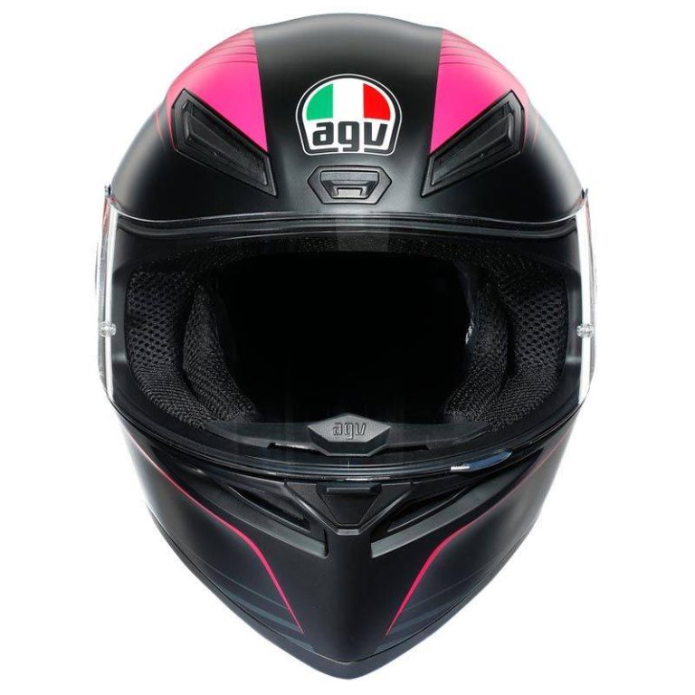 AGV Casco K1 Multi ECE2205 - Warmup Negro Mate/Rosa