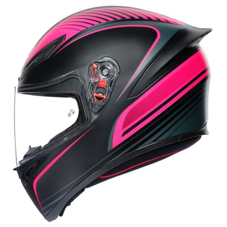 AGV Casco K1 Multi ECE2205 - Warmup Negro Mate/Rosa