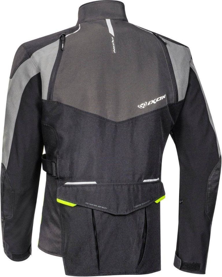 IXON Chaqueta Balder Negro/Gris/Amarillo Fluor