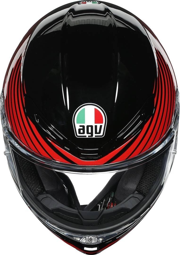 AGV Casco K6 E2205 Multi - Rush Negro/Rojo AGV Casco K6 E2205 Multi - Rush Negro/Rojo