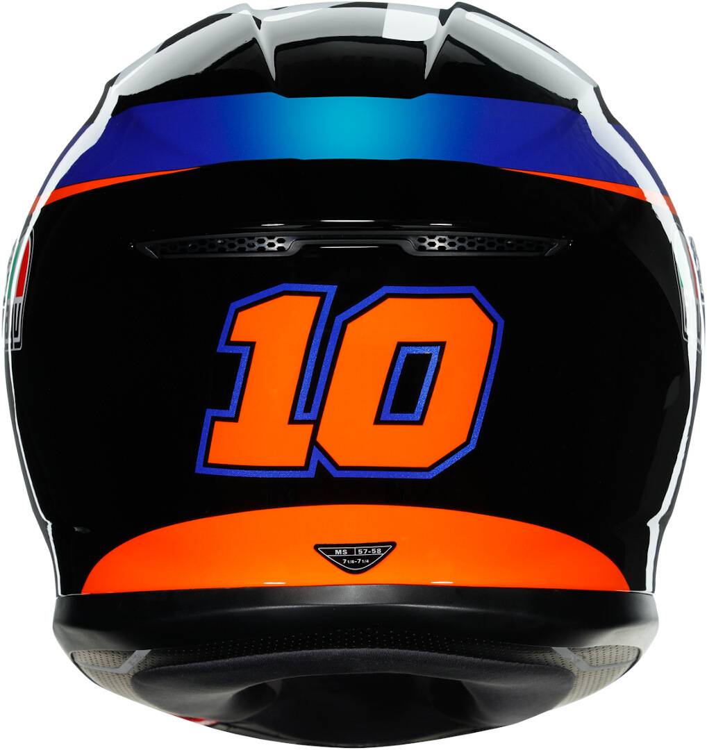 AGV Casco K6 E2205 Replica - Marini Sky Racing Team 2021 AGV Casco K6 E2205 Replica - Marini Sky Racing Team 2021