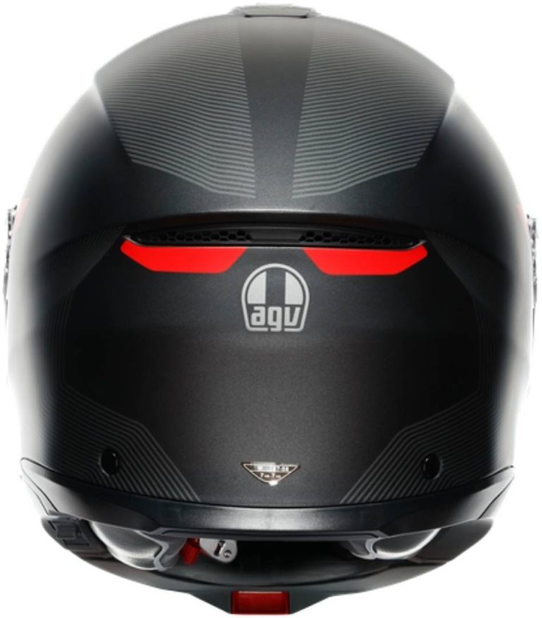AGV Casco Tourmodular ECE2206 Multi - Frequency Gunmetal Mate/Rojo