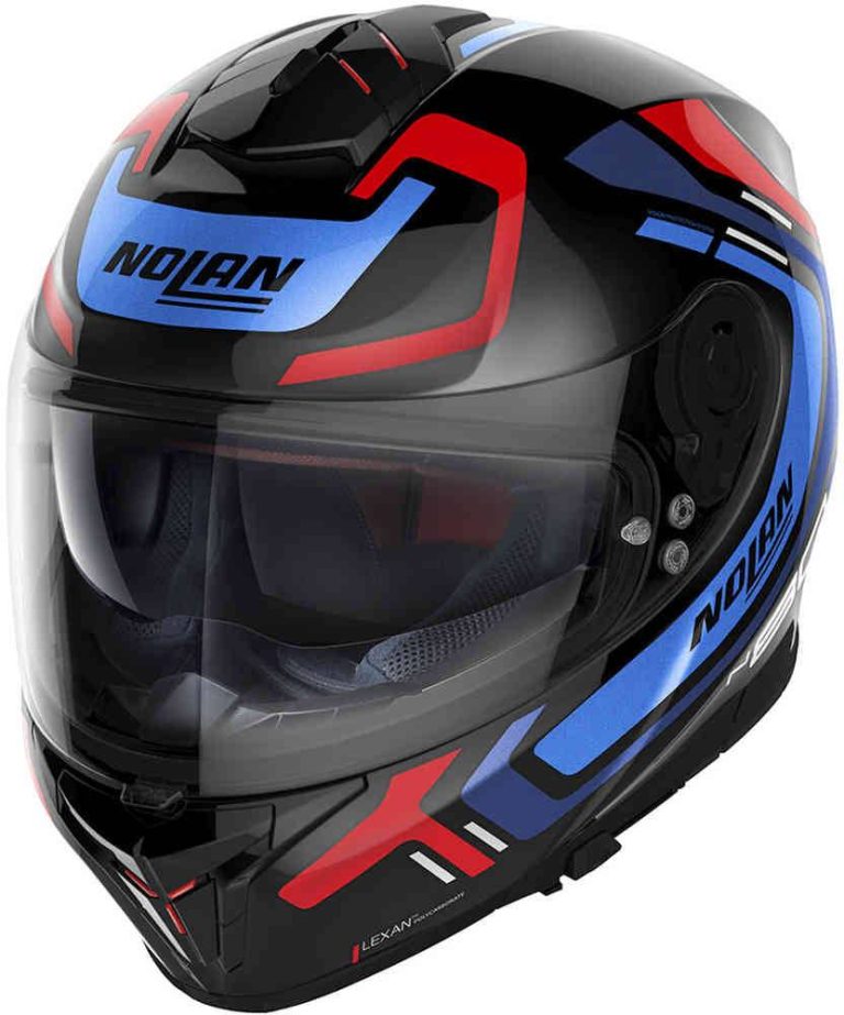NOLAN Casco N80-8 Ally N-Com Negro/Azul/Rojo (43)