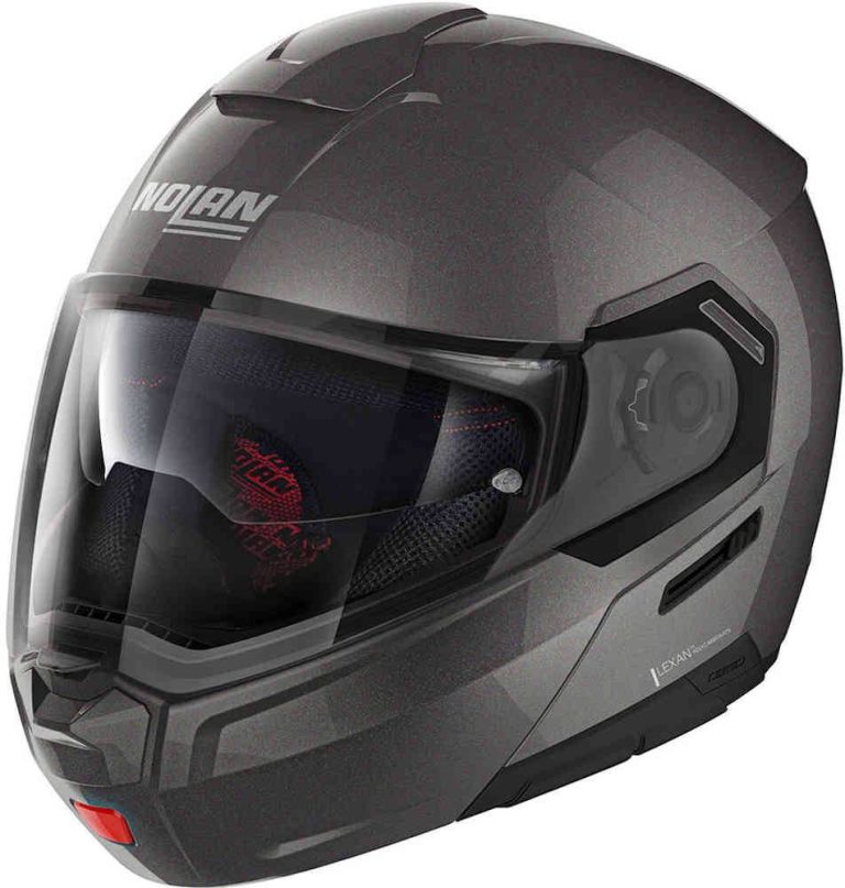 NOLAN Casco N90-3 Classic N-Com Gris Mate (2)