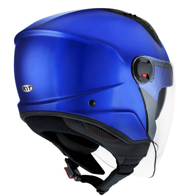 KYT Casco D-City Azul Metalizado Liso