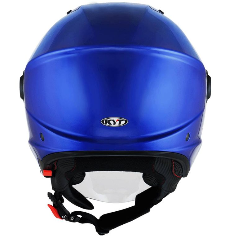 KYT Casco D-City Azul Metalizado Liso