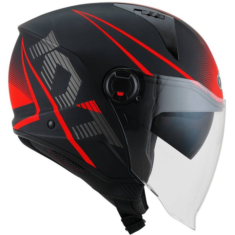 KYT Casco D-City Colorful Rojo Mate