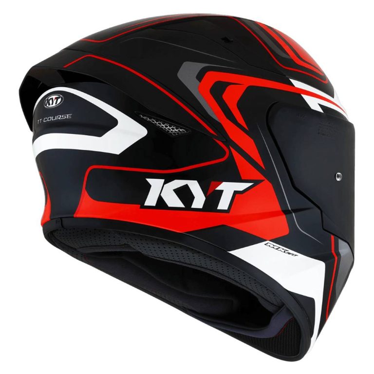 KYT Casco TT-Course Overtech Negro/Naranja