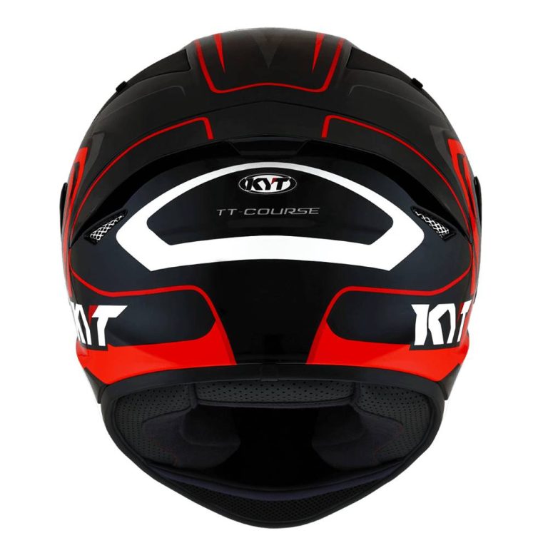 KYT Casco TT-Course Overtech Negro/Naranja