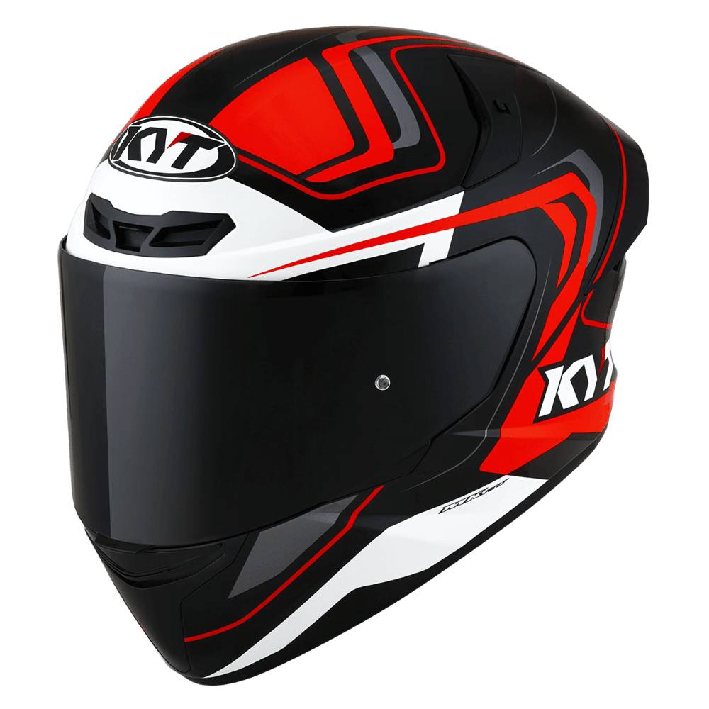 KYT Casco TT-Course Overtech Negro/Naranja