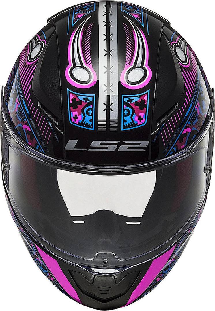 LS2 Casco Niño FF353J Rapid Mini Voodoo Negro/Rosa LS2 Casco Niño FF353J Rapid Mini Voodoo Negro/Rosa