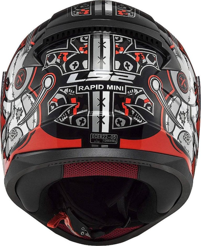 LS2 Casco Niño FF353J Rapid Mini Voodoo Negro/Rojo