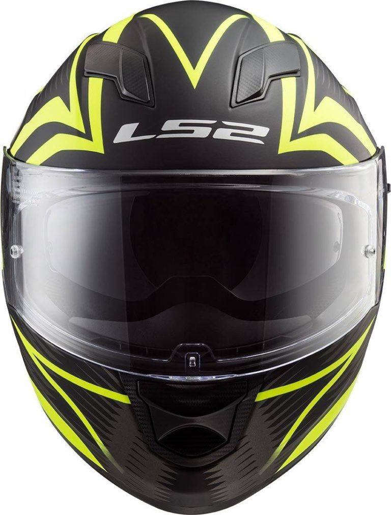 LS2 Casco FF320 Stream Evo Jink Negro Mate/Amarillo Fluor
