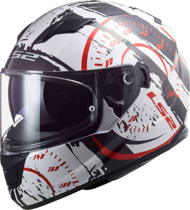 LS2 Casco FF320 Stream Evo Tacho Blanco/Negro/Rojo