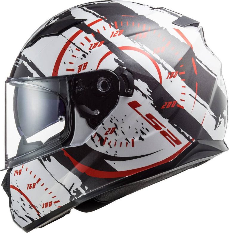 LS2 Casco FF320 Stream Evo Tacho Blanco/Negro/Rojo