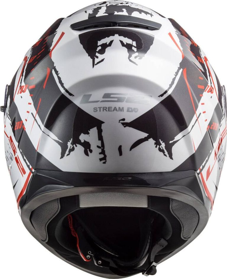 LS2 Casco FF320 Stream Evo Tacho Blanco/Negro/Rojo