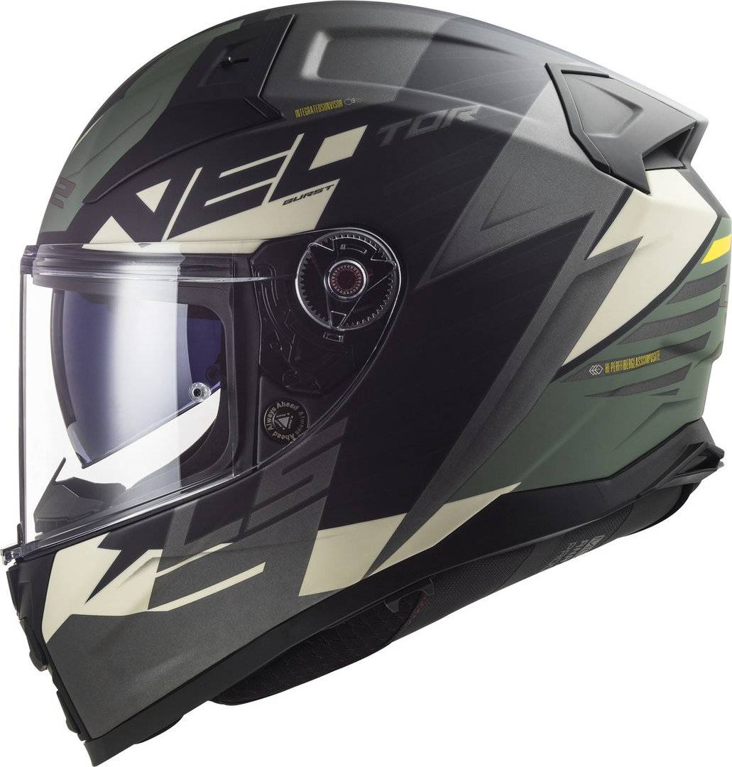 LS2 Casco FF811 Vector II Absolute Negro Mate/Plata