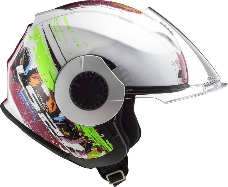 LS2 Casco OF570 Verso Spring Blanco/Rosa
