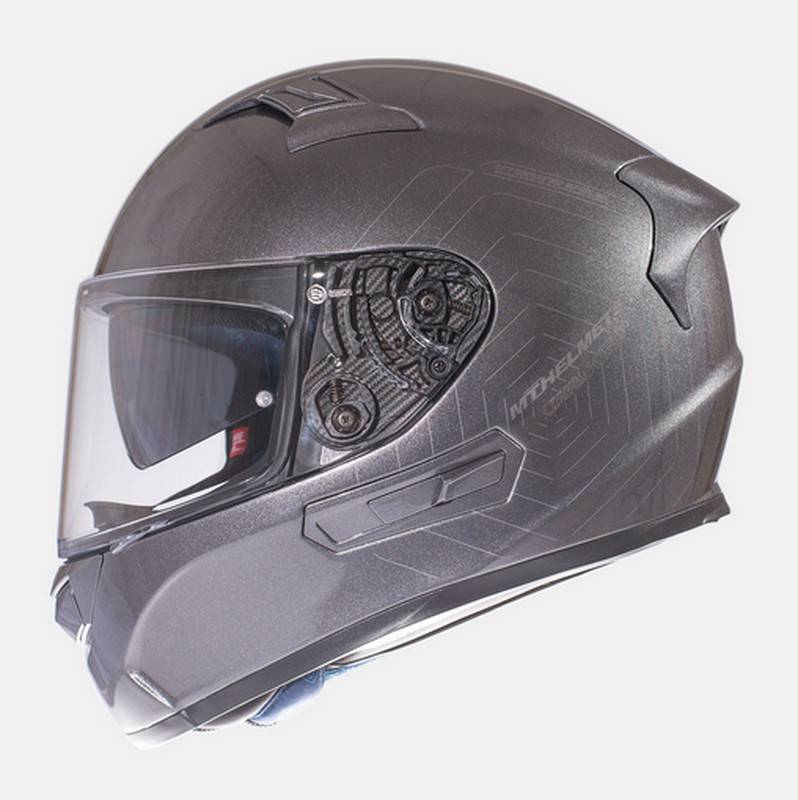 MT Casco KRE SV Solid Titanio