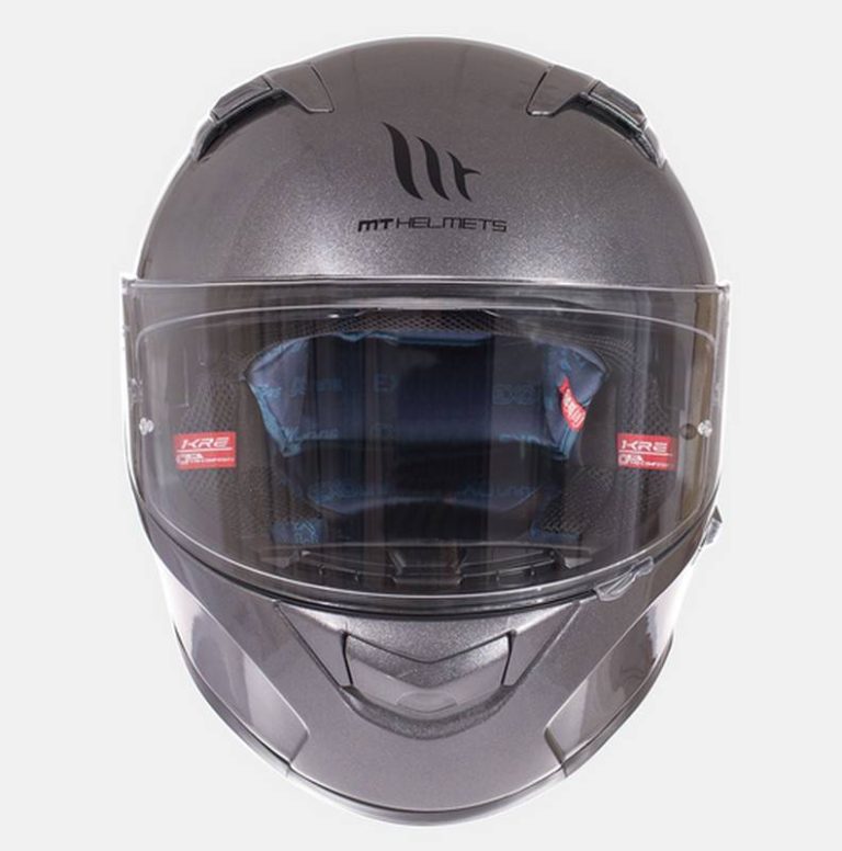 MT Casco KRE SV Solid Titanio