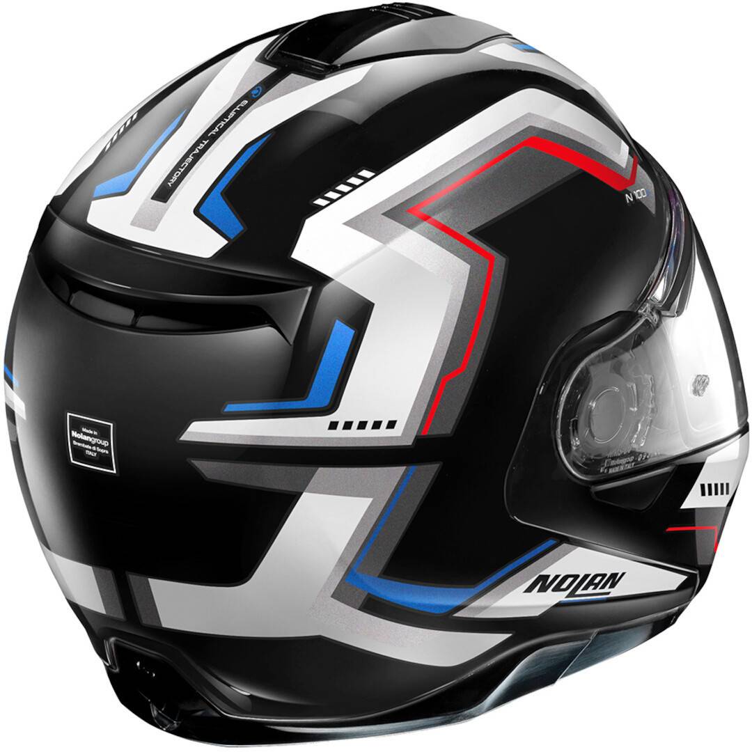 NOLAN Casco N100-5 Upwind N-Com Negro/Blanco/Rojo/Azul (63) NOLAN Casco N100-5 Upwind N-Com Negro/Blanco/Rojo/Azul (63)