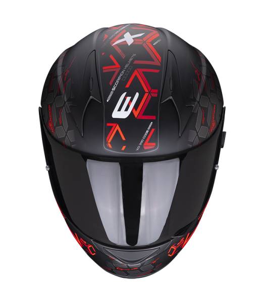 SCORPION Casco EXO-390 Cube Negro Mate/Rojo SCORPION Casco EXO-390 Cube Negro Mate/Rojo