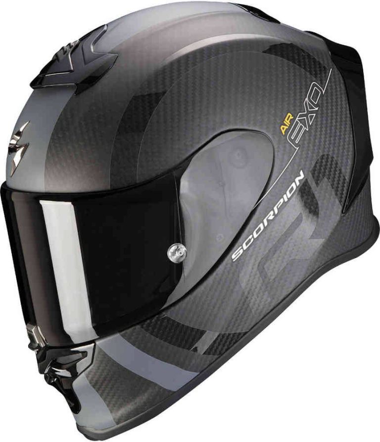 SCORPION Casco EXO-R1 Carbon Air MG Negro Mate/Plata