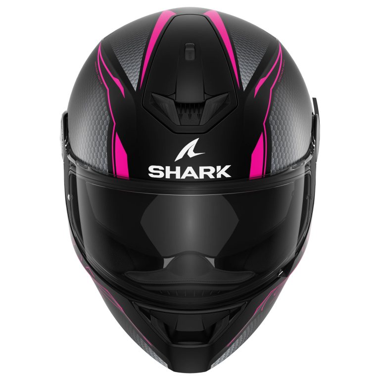 SHARK Casco D-Skwal 2 Cadium Negro Mate/Gris/Rosa