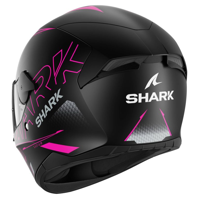 SHARK Casco D-Skwal 2 Cadium Negro Mate/Gris/Rosa